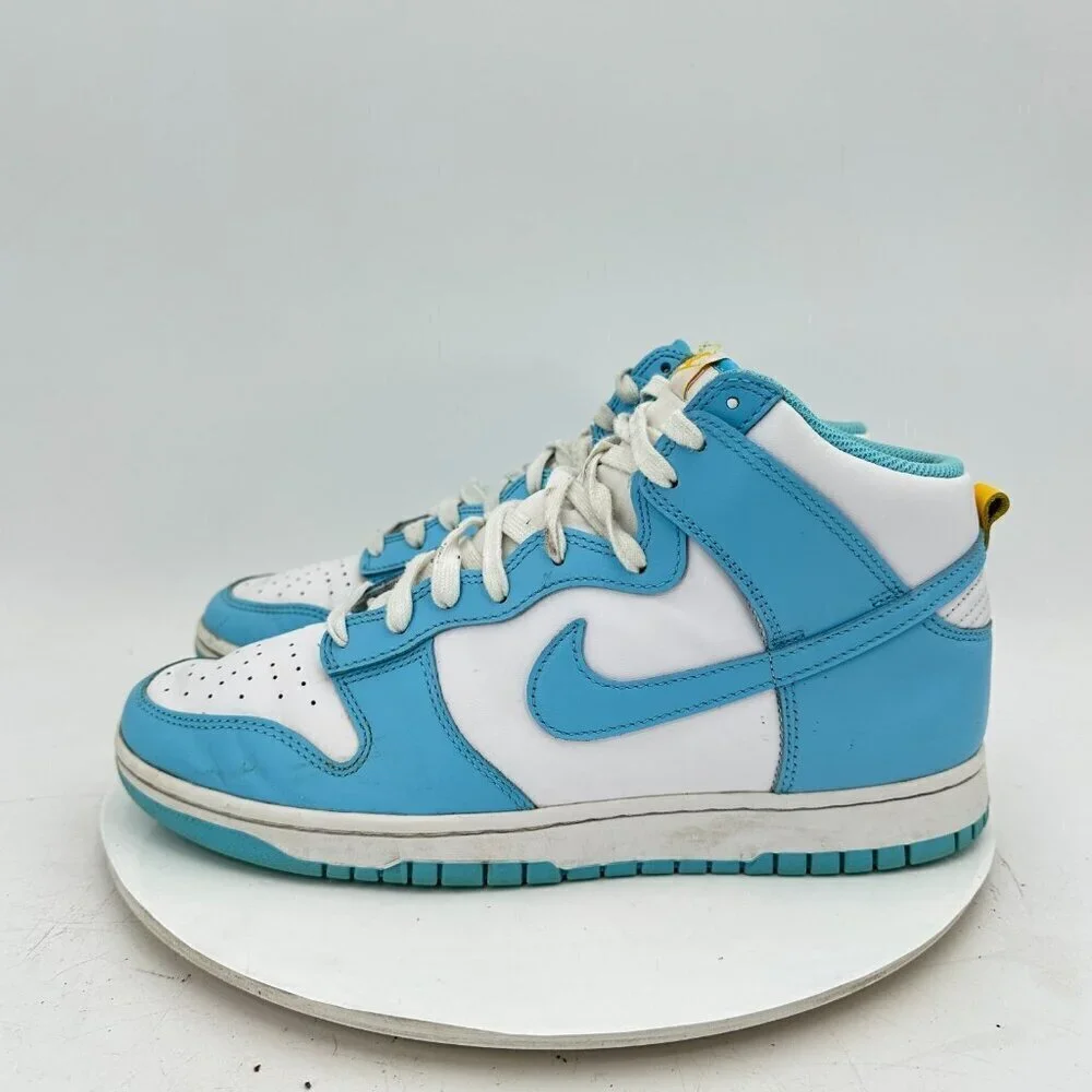 Nike Dunk High Retro Men Size 10.5 DD1399 401 Blue Chill White Training Shoes